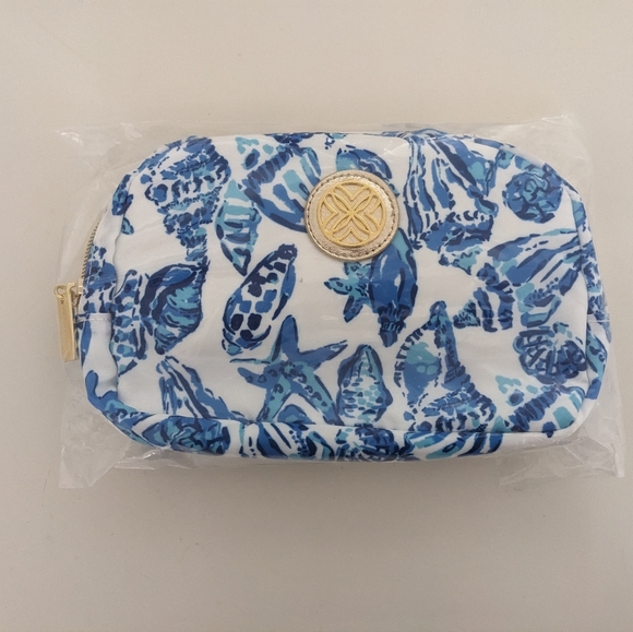 NWT! Lilly Pulitzer Jeanie Belt Bag In Resort White Shell Collector - Picture 5 of 16